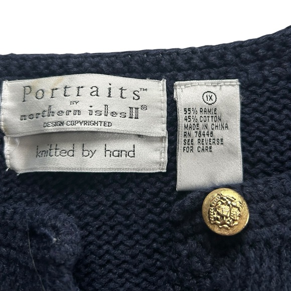 Mardi Gras Hand Knit Vintage 1X Cottagecore Whimsical 90s New Orleans Saints - Picture 6 of 10